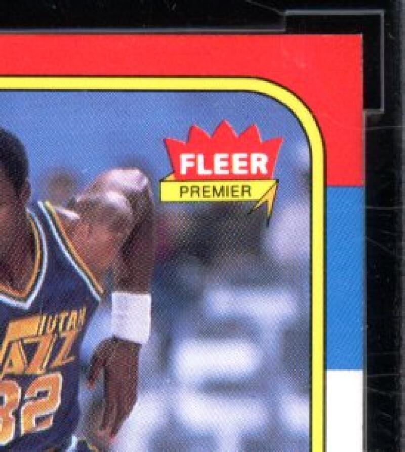 1986-87 Fleer #68 Karl Malone Rookie Card BCCG 10 Mint+ Image 4