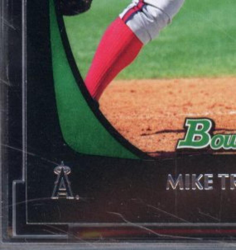 2011 Bowman Draft #101 Mike Trout Rookie Card BGS BCCG 10 Mint+ Image 6