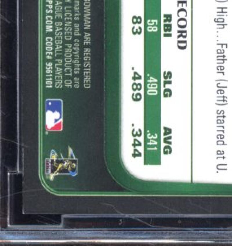 2011 Bowman Draft #101 Mike Trout Rookie Card BGS BCCG 10 Mint+ Image 10