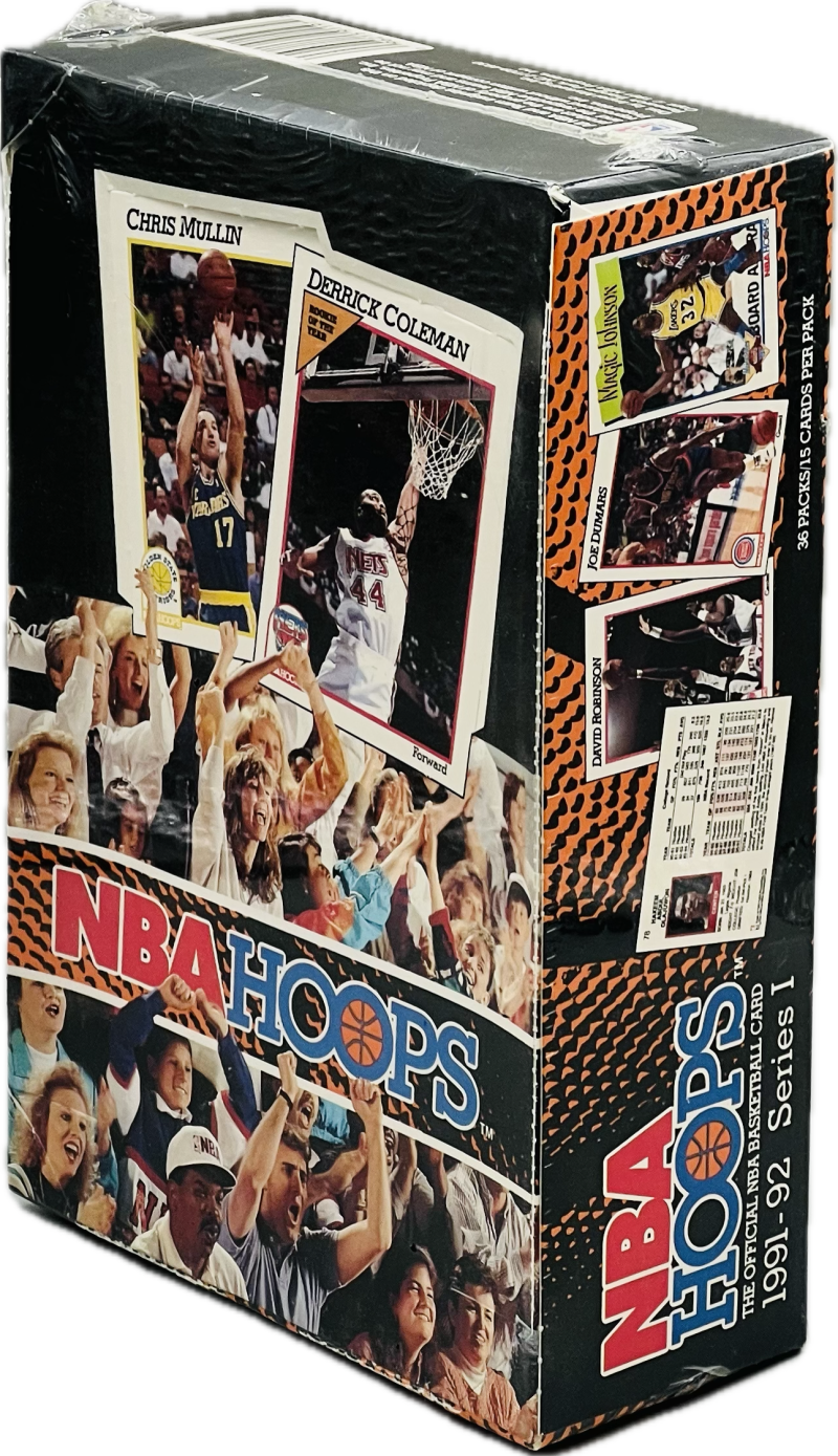 1991-92 Hoops Series 1 Basketball  Box Michael Jordan
 Image 1