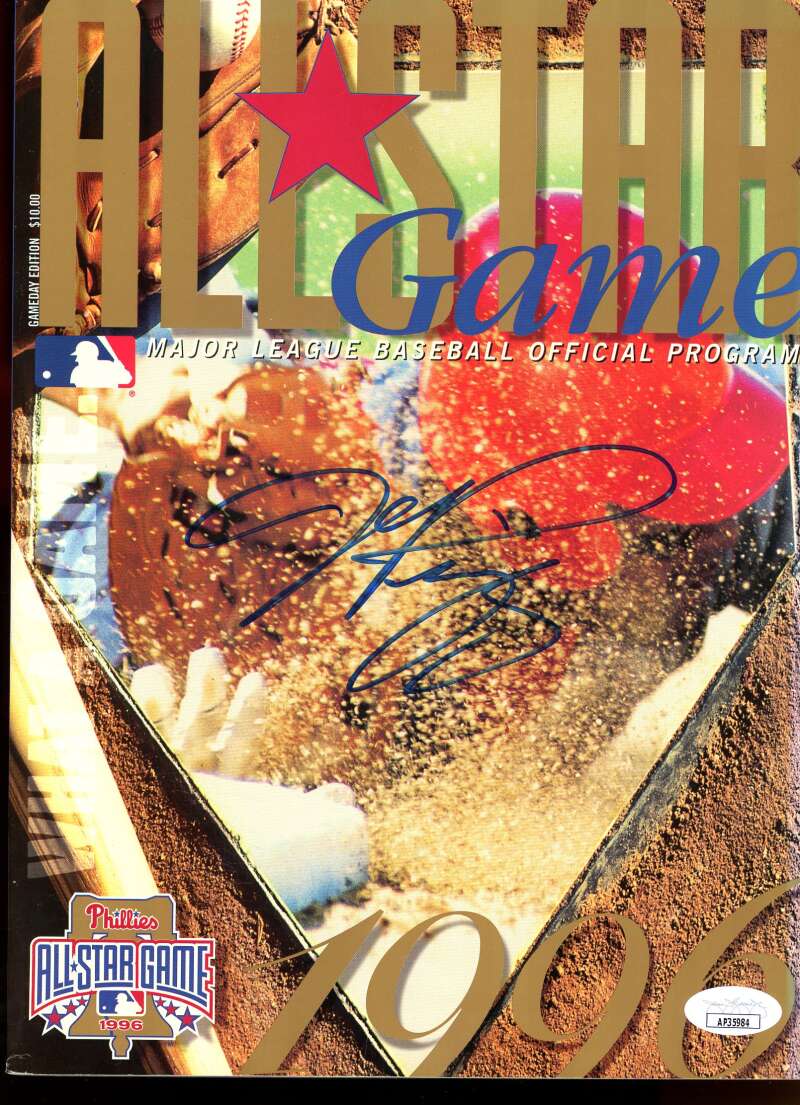 Mike Piazza Dodgers Auto Signed 1996 All Star Game Program JSA Authentic Image 1