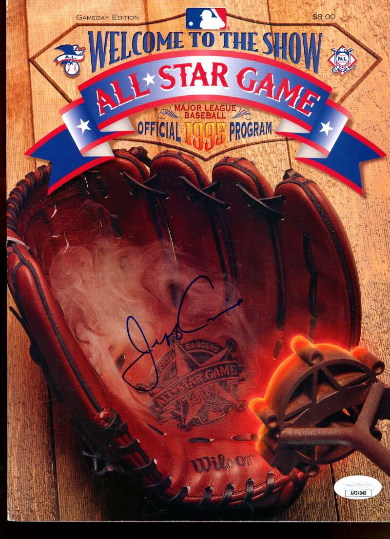 Jeff Conine Marlins Auto Signed 1995 All Star Game Program JSA Authentic Image 1