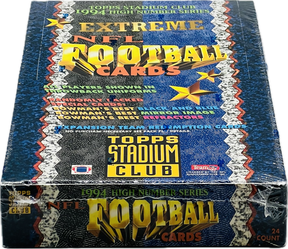 1994 Topps Stadium Club High Number Series Football Box Image 1