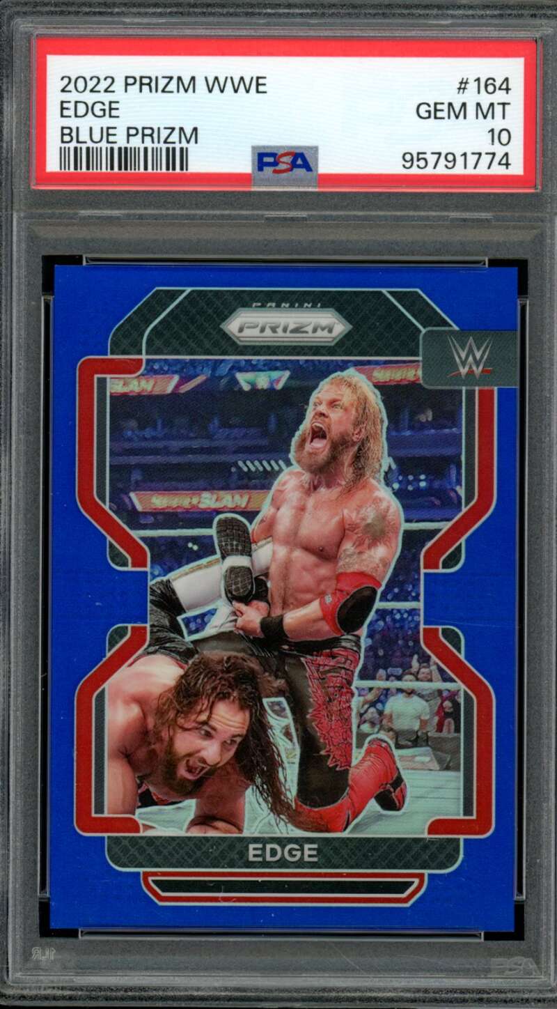 Edge Card 2022 Prizm Blue Prizm #164 PSA 10 Image 1