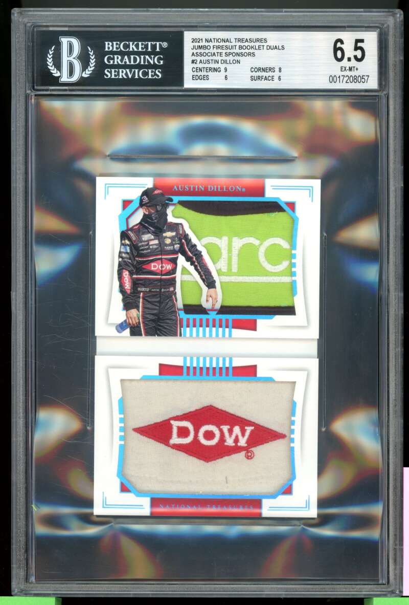 Austin Dillon 2021 NT Firesuit Booklet Duals Associate Sponsors (1 of 1) BGS 6.5 Image 1