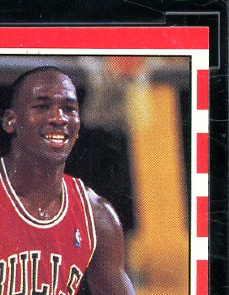 1987-88 Fleer Stickers #2 Michael Jordan Card BGS BCCG 9 Near Mint+ Image 4