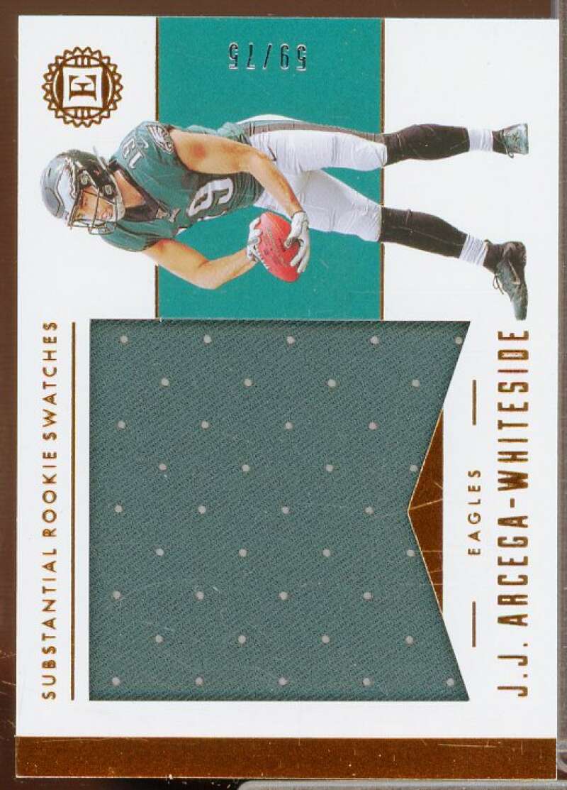 JJ Arcega-Whiteside Rookie 2019 Panini Encased Substantial Rookie Swatches #23  Image 1