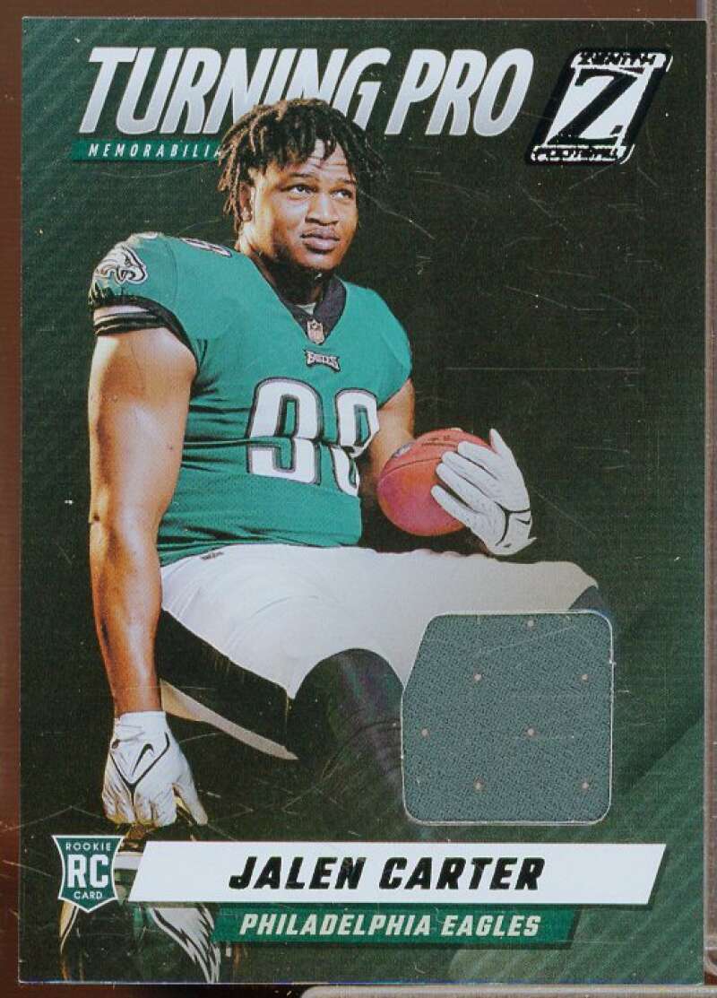 Jalen Carter Rookie Card 2023 Zenith Turning Pro Memorabilia #7  Image 1