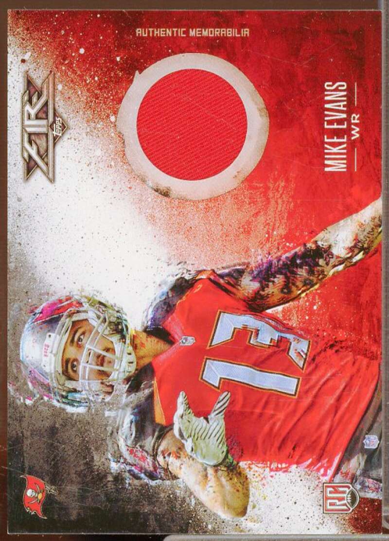 Mike Evans Rookie Card 2014 Topps Fire Relics #FRME  Image 1