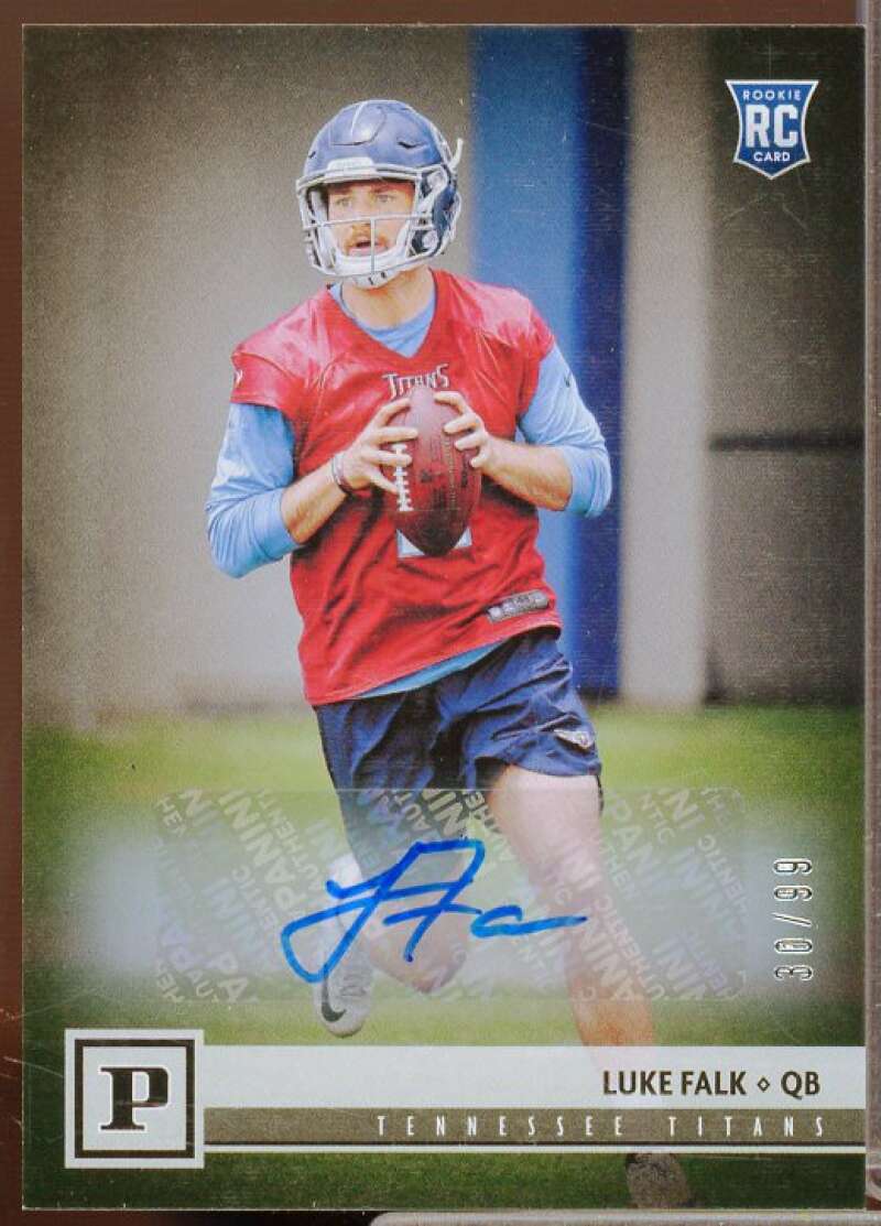 Luke Falk/99 Rookie Card 2018 Panini Autographs #343  Image 1