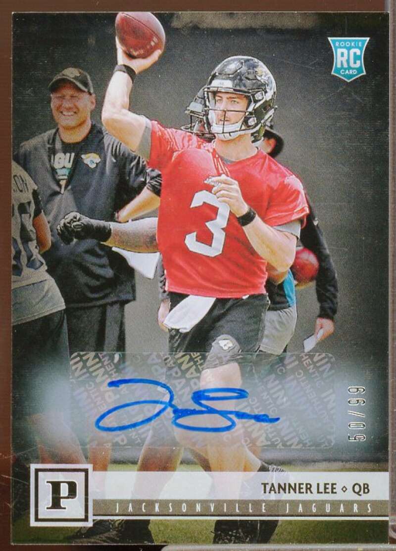 Tanner Lee/99 Rookie Card 2018 Panini Autographs #378  Image 1