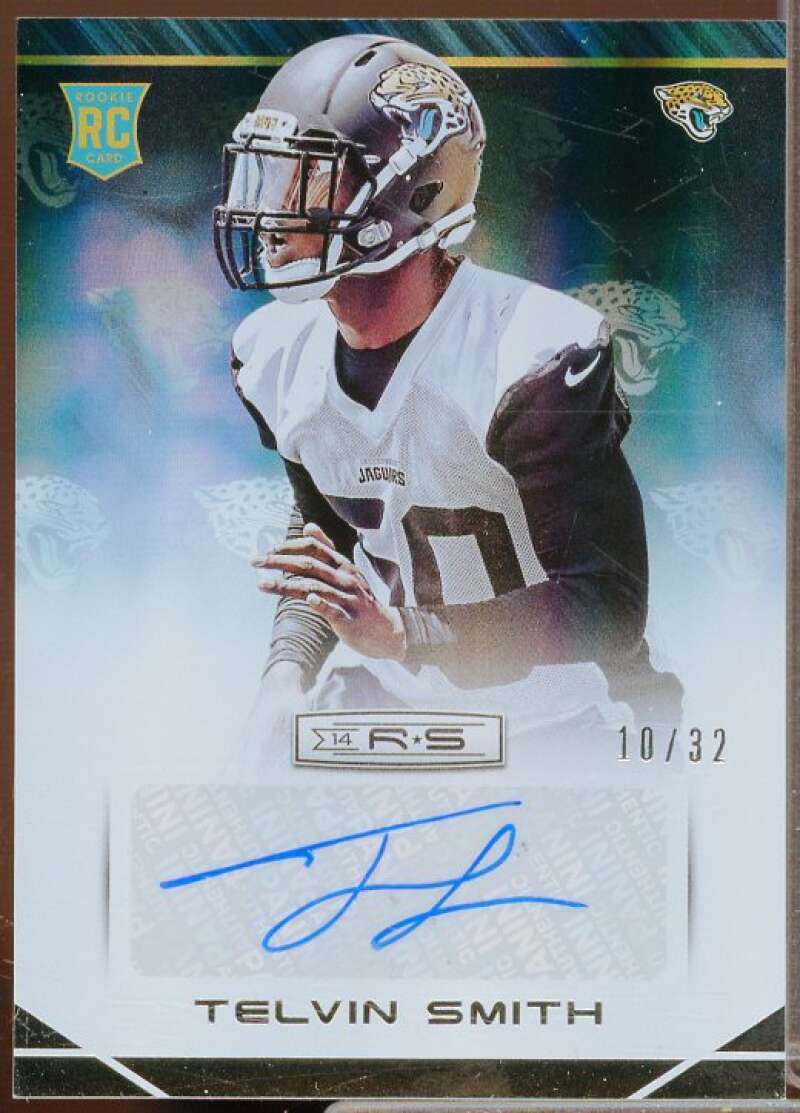 Telvin Smith/32 2014 Rookies Star Rookie Auto Longevity Team Logo Holofoil #189  Image 1