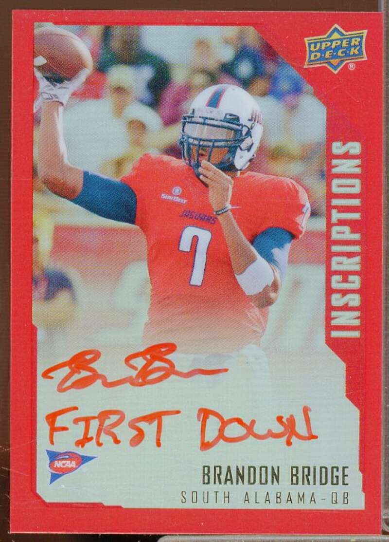 Brandon Bridge/75 Rookie Card 2015 Upper Deck Inscriptions Red #BB  Image 1