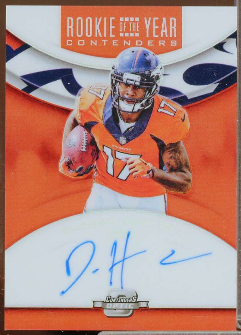 DaeSean Hamilton 2018 Panini Contenders Optic Rookie of the Year Auto Red #29  Image 1