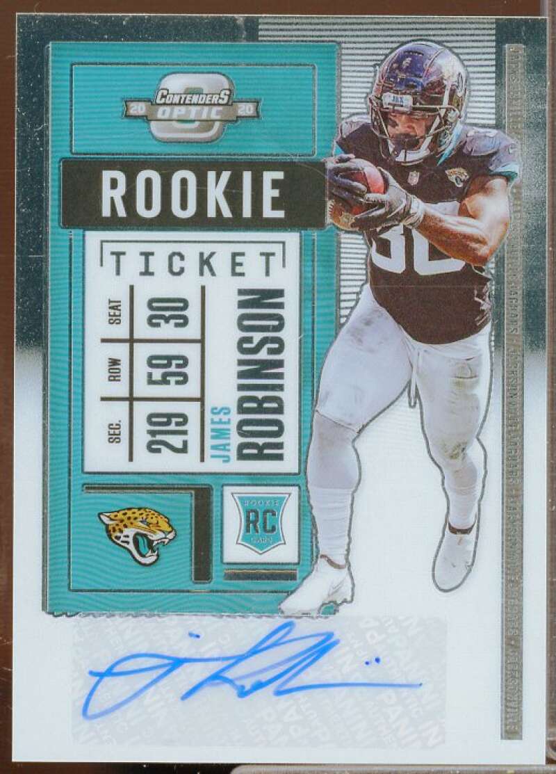 James Robinson AU Rookie Card 2020 Panini Contenders Optic #203  Image 1