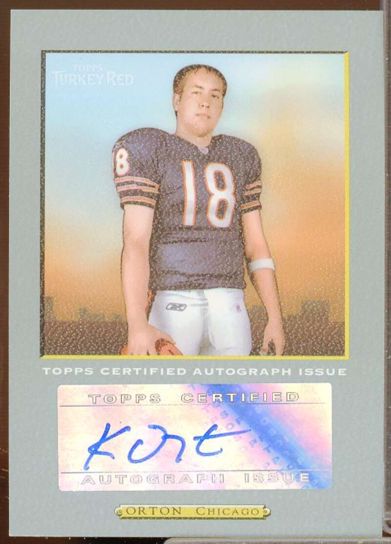 Kyle Orton Rookie Card 2005 Topps Turkey Red Autographs Gray #TRAKO  Image 1