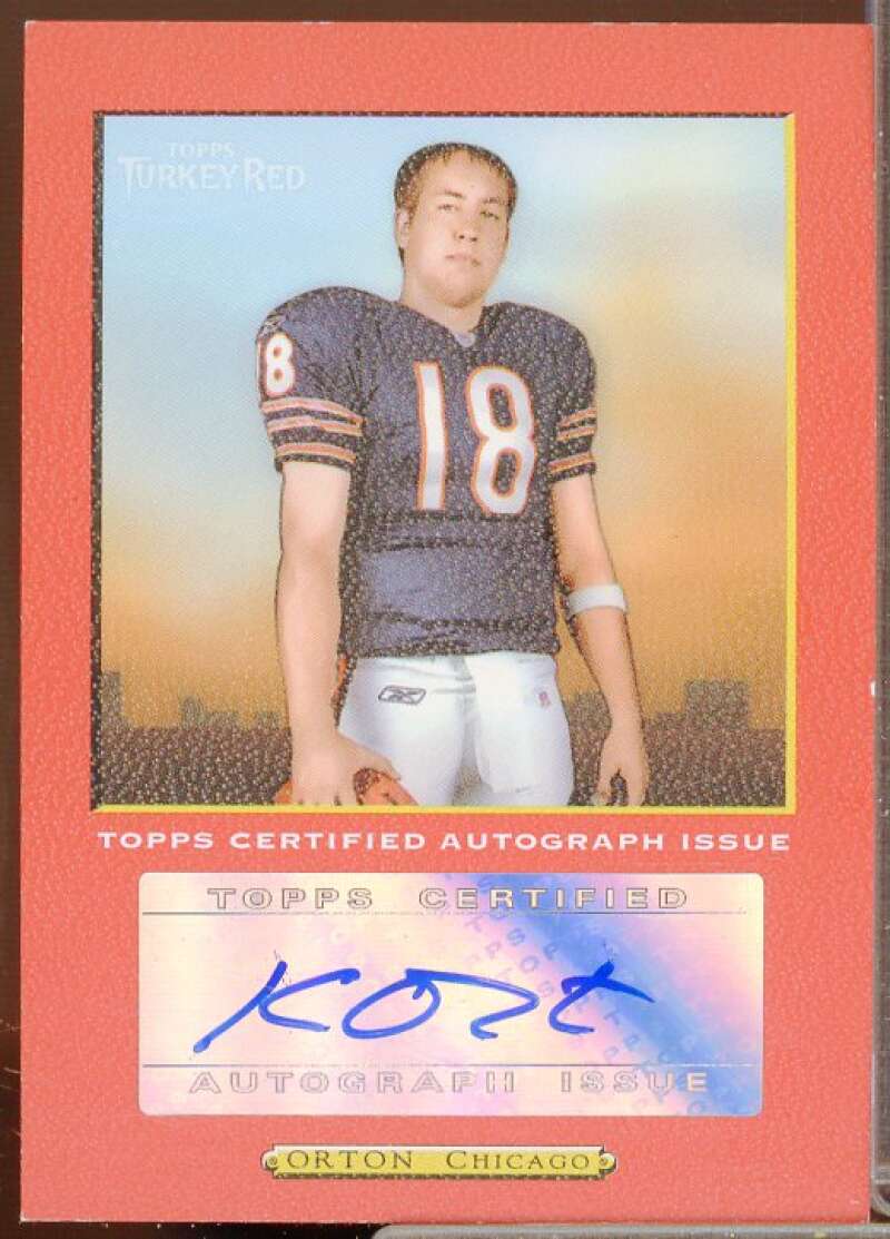 Kyle Orton/50 B Rookie Card 2005 Topps Turkey Red Autographs Red #TRAKO  Image 1