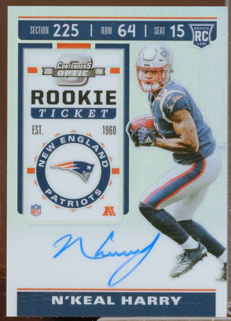 N'Keal Harry AU Rookie Card 2019 Panini Contenders Optic #132  Image 1