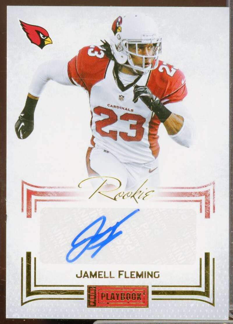 Jamell Fleming AU Rookie (crease) Card 2012 Panini Playbook Gold #114  Image 1