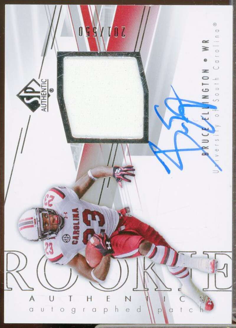 Bruce Ellington JSY AU/550 Rookie Card 2014 SP Authentic #224  Image 1