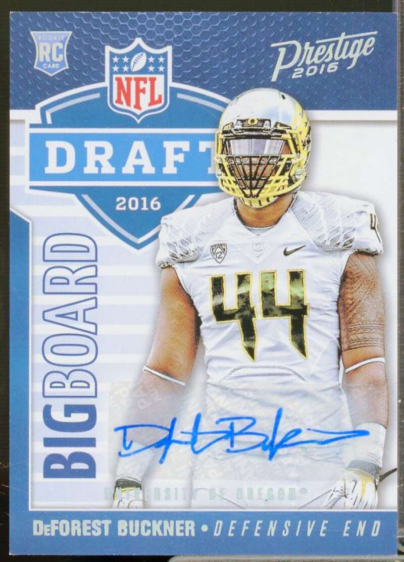 DeForest Buckner Rookie Card 2016 Prestige Draft Big Board Ink #13  Image 1