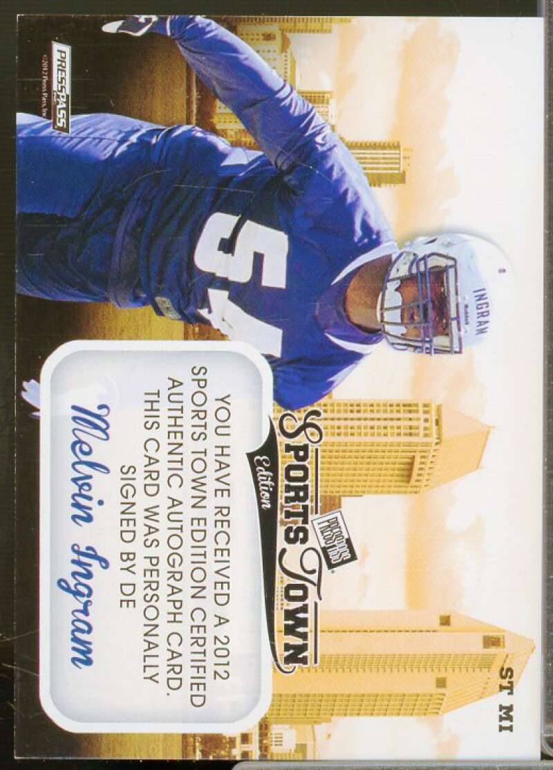 Melvin Ingram/50 Rookie Card 2012 Press Pass SportsTown Gold #STMI  Image 2