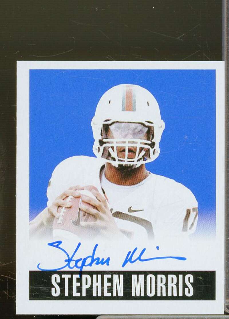 Stephen Morris Rookie Card 2014 Leaf Originals '48 Autographs Blue #SM1  Image 1