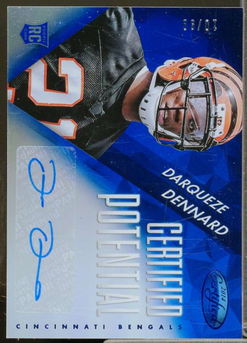 Darqueze Dennard/99 Rookie 2014 Certified Potential Autographs Mirror Blue #PDD  Image 1