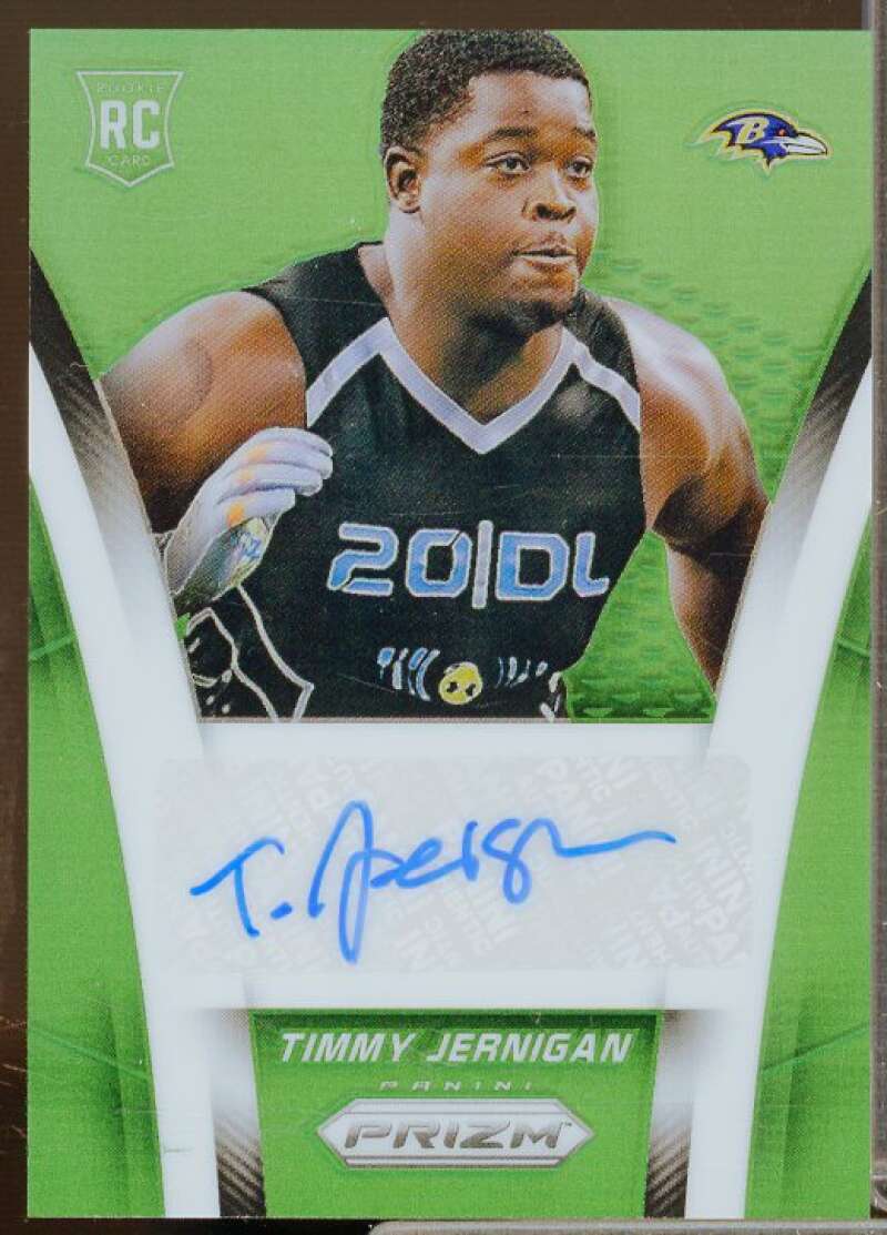 Timmy Jernigan/60 Rookie 2014 Panini Prizm Rookie Autographs Prizms Green #ARTJ  Image 1