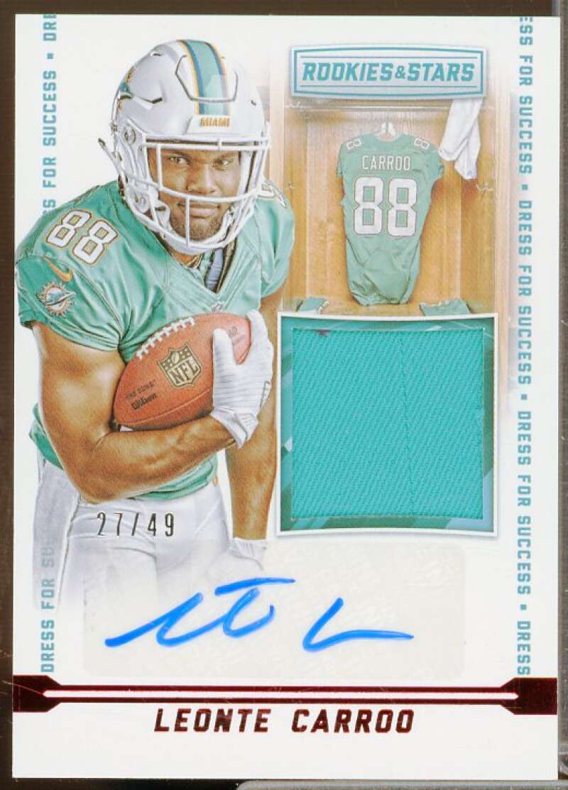 Leonte Carroo Rookie 2016 Rookies Stars Dress for Success Jersey Autographs #14  Image 1