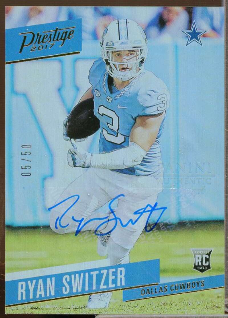 Ryan Switzer Rookie Card 2017 Prestige Rookie Autographs Xtra Points Gold #298  Image 1