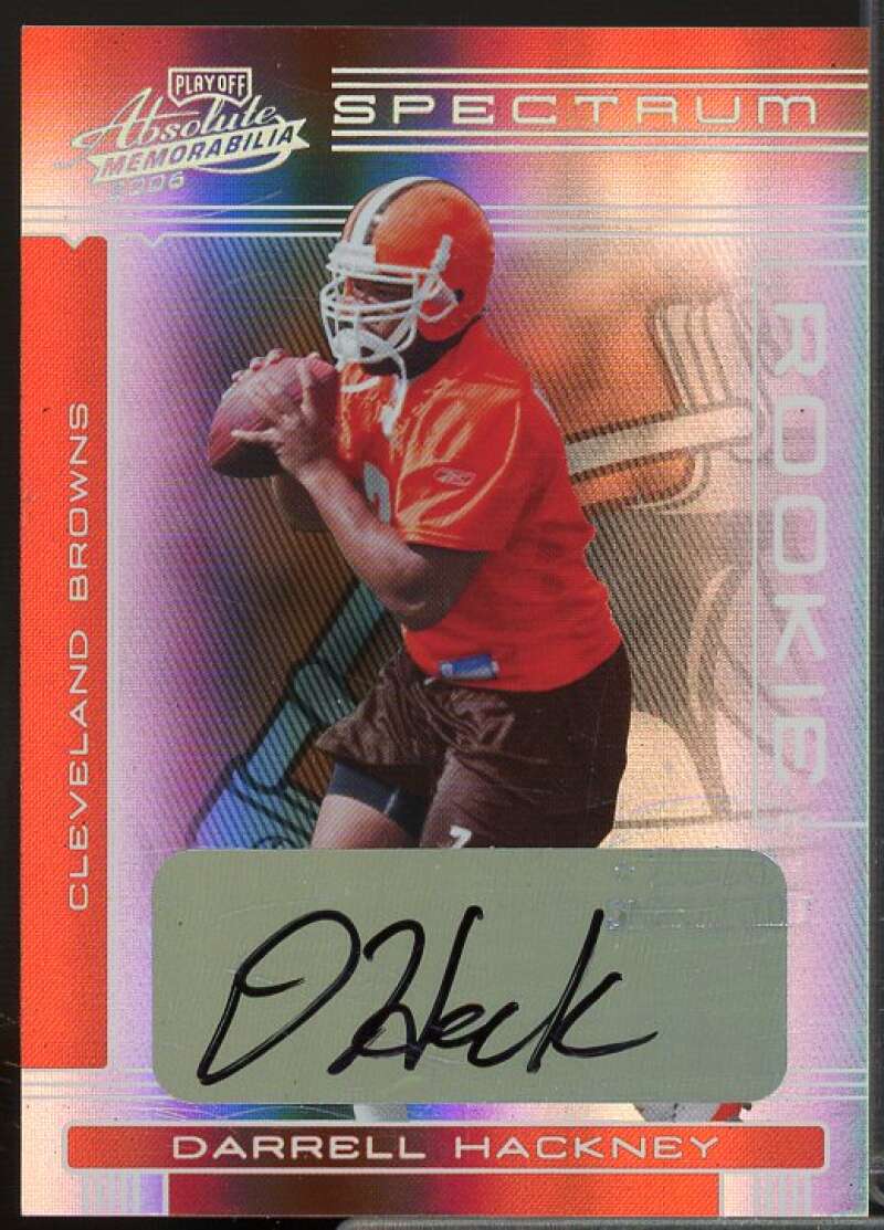 Darrell Hackney/70 2006 Absolute Memorabilia Spectrum Silver Autographs #155  Image 1