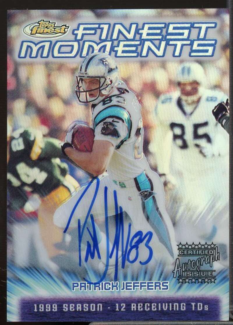 Patrick Jeffers Card 2000 Finest Moments Refractors Autographs #FM11  Image 1