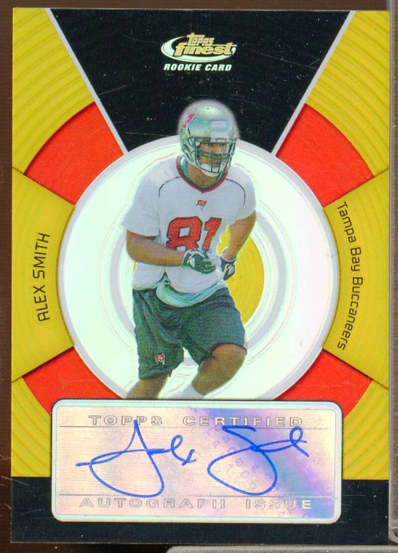 Alex Smith TE AU Rookie Card 2005 Finest Gold Refractors #161  Image 1