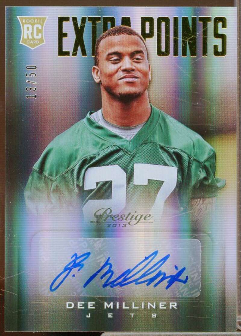 Dee Milliner Rookie Card 2013 Prestige Extra Points Gold Autographs #226  Image 1