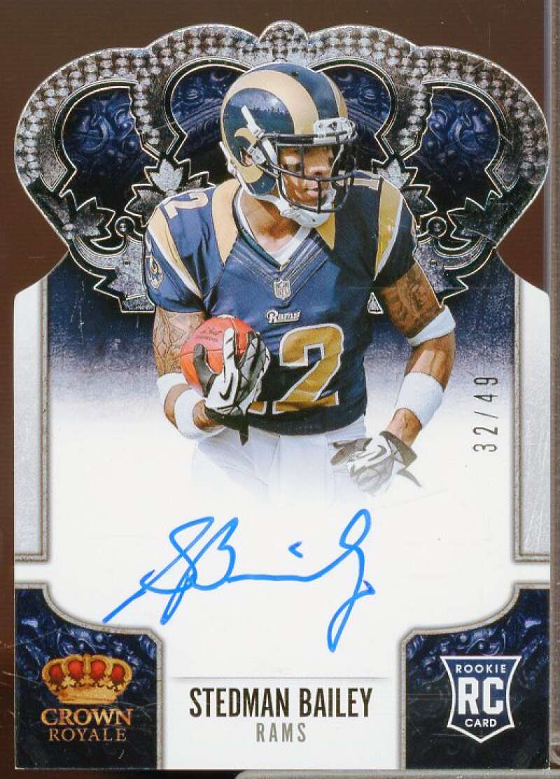 Stedman Bailey Rookie 2013 Crown Royale Crown Royale Signatures Silver #233  Image 1