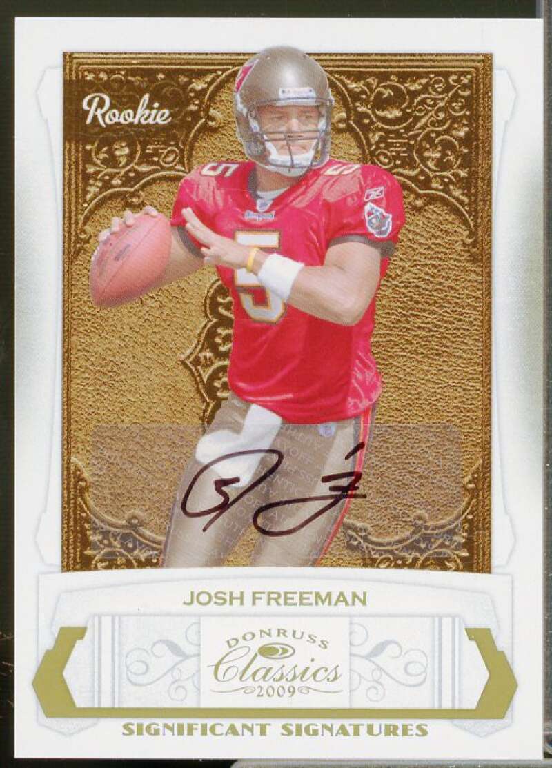 Josh Freeman/250 Rookie 2009 Donruss Classics Significant Signatures Gold #207  Image 1