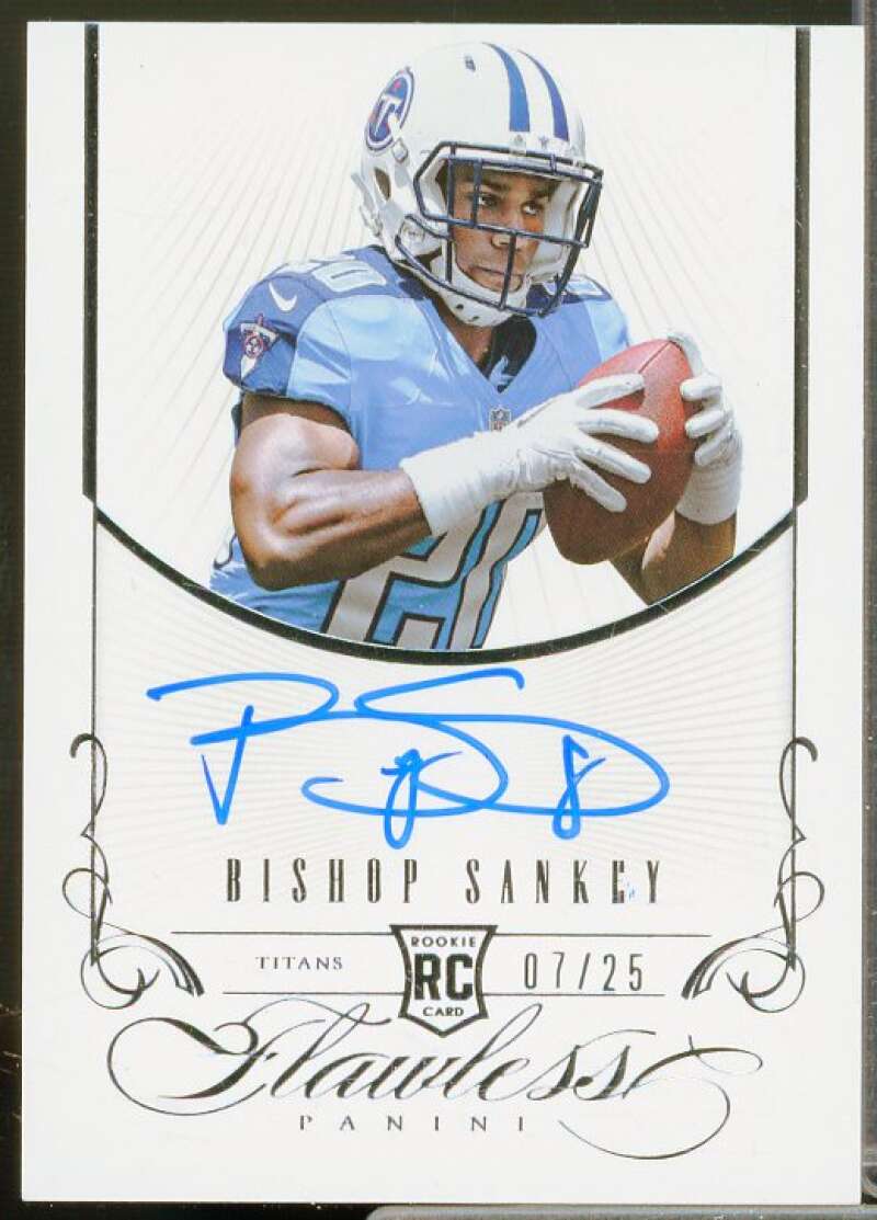 Bishop Sankey Rookie Card 2014 Panini Flawless Rookie Autographs #14  Image 1