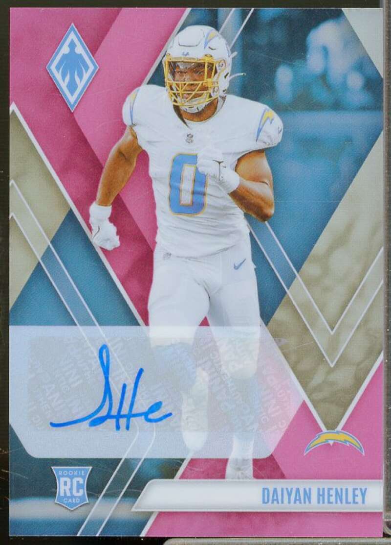 Daiyan Henley/99 Rookie Card 2023 Panini Phoenix Rookie Autographs Pink #183  Image 1