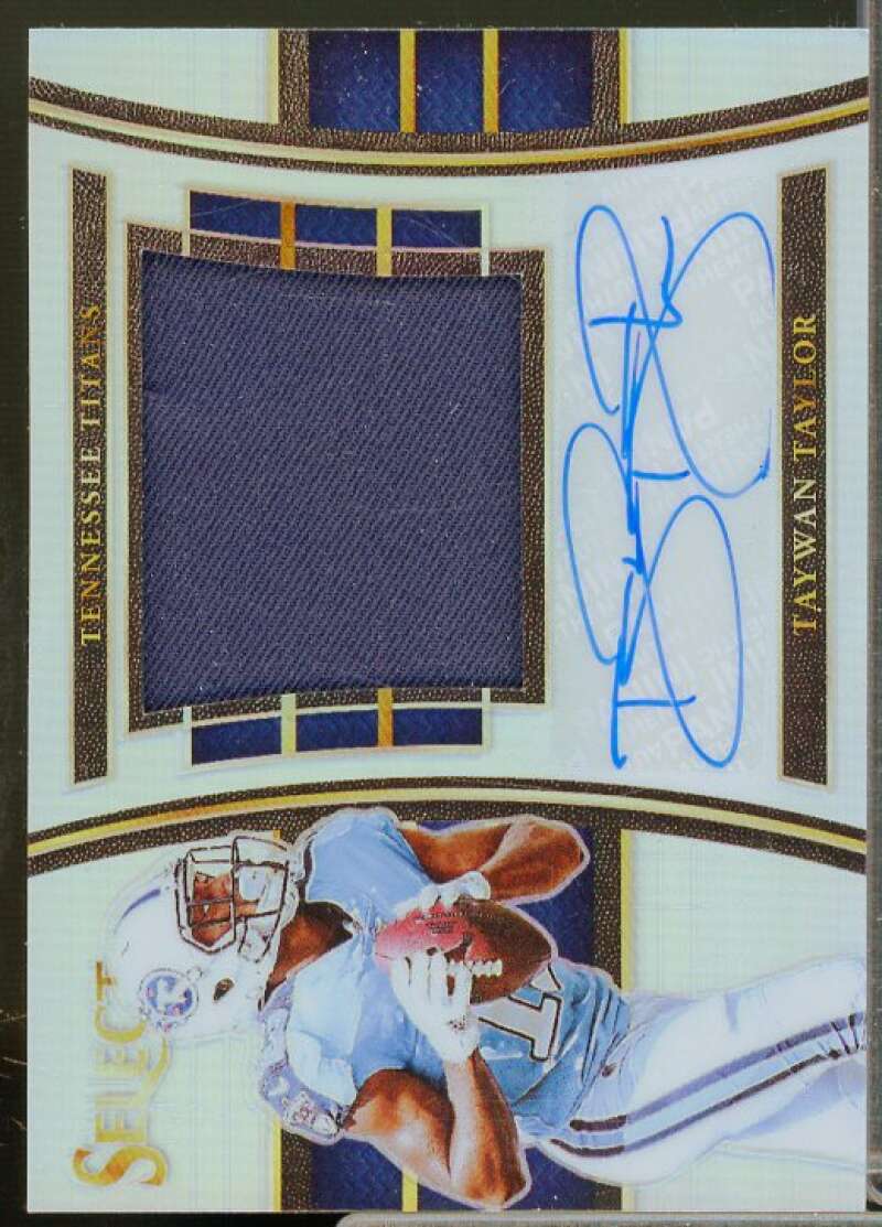 Taywan Taylor/99 Rookie 2017 Select Jumbo Rookie Signature Swatches Prizm #37  Image 1