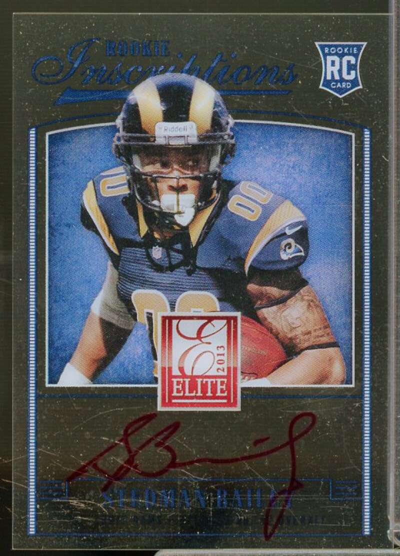 Stedman Bailey Rookie Card 2013 Elite Rookie Inscriptions Red Ink #30  Image 1