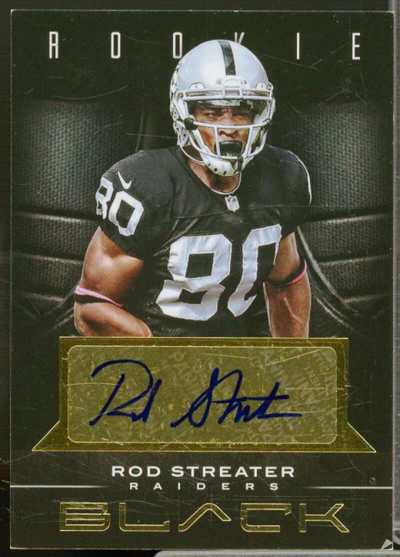 Rod Streater/99 Rookie Card 2012 Panini Black Rookie Signatures Gold #141  Image 1