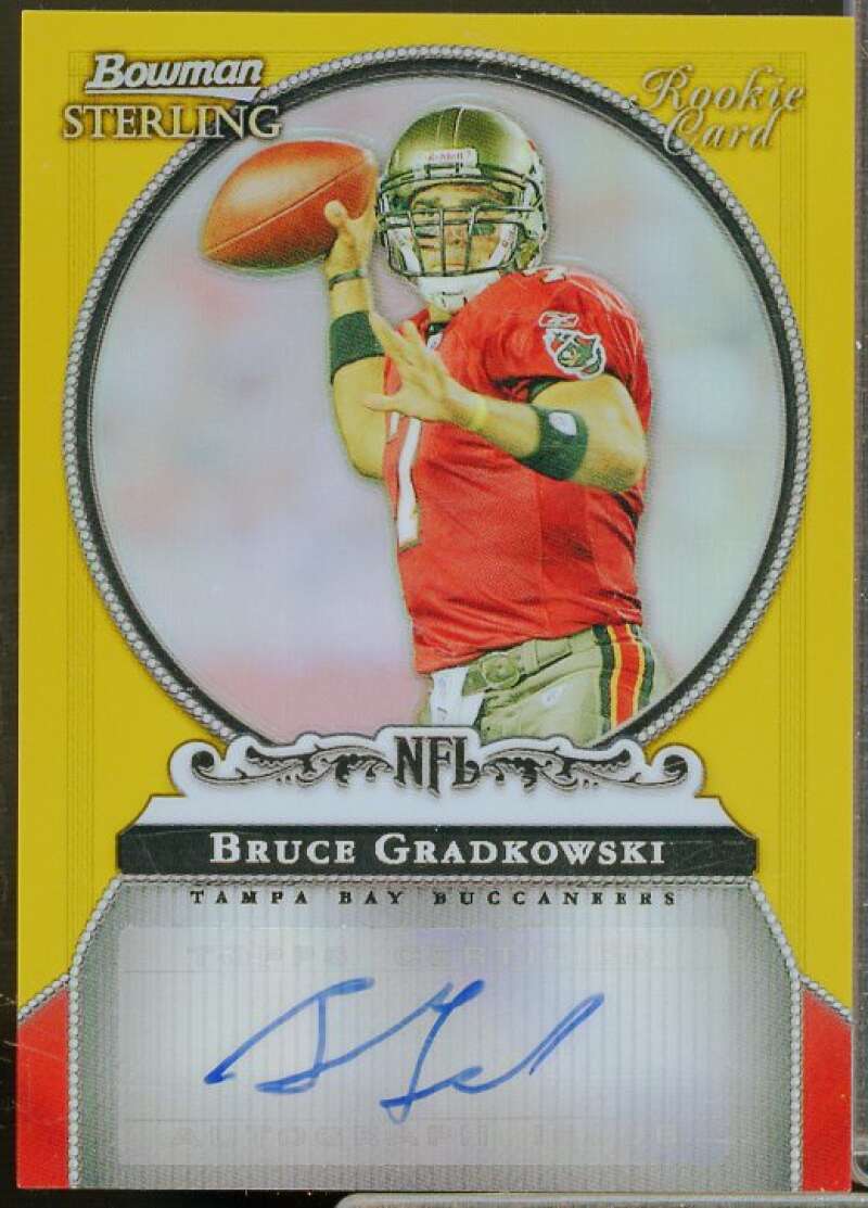 Bruce Gradkowski/900 Rookie 2006 Bowman Sterling Gold Rookie Autographs #BG  Image 1