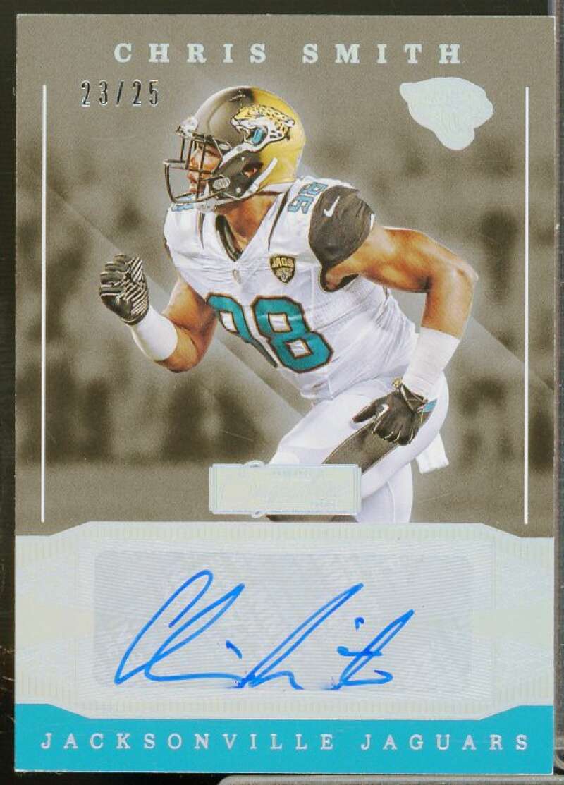 Chris Smith/25 Rookie Card 2016 Donruss Signature Series Holo Silver #20  Image 1