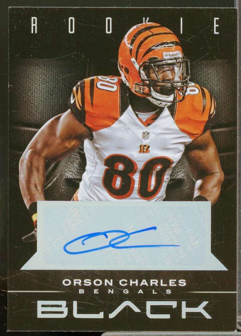 Orson Charles/199 Rookie Card 2012 Panini Black Rookie Signatures #177  Image 1