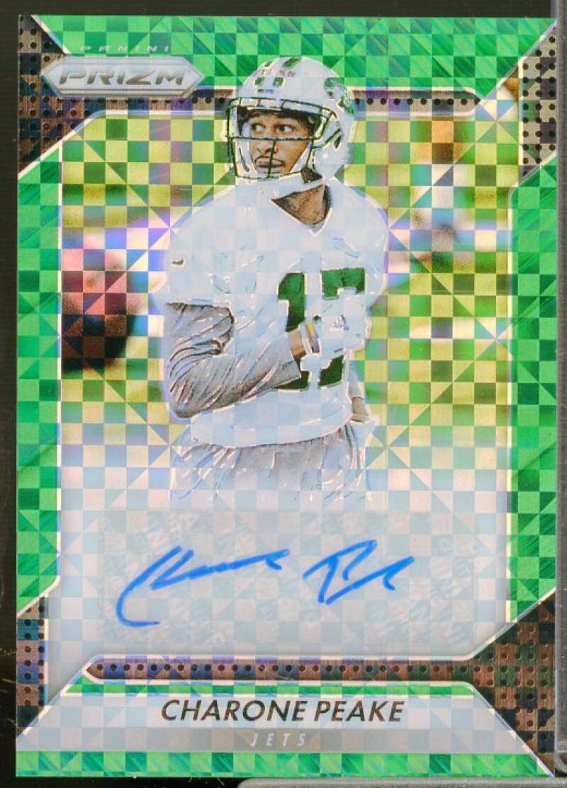 Charone Peake Rookie 2016 Panini Prizm Rookie Autographs Prizms Green Power #2  Image 1