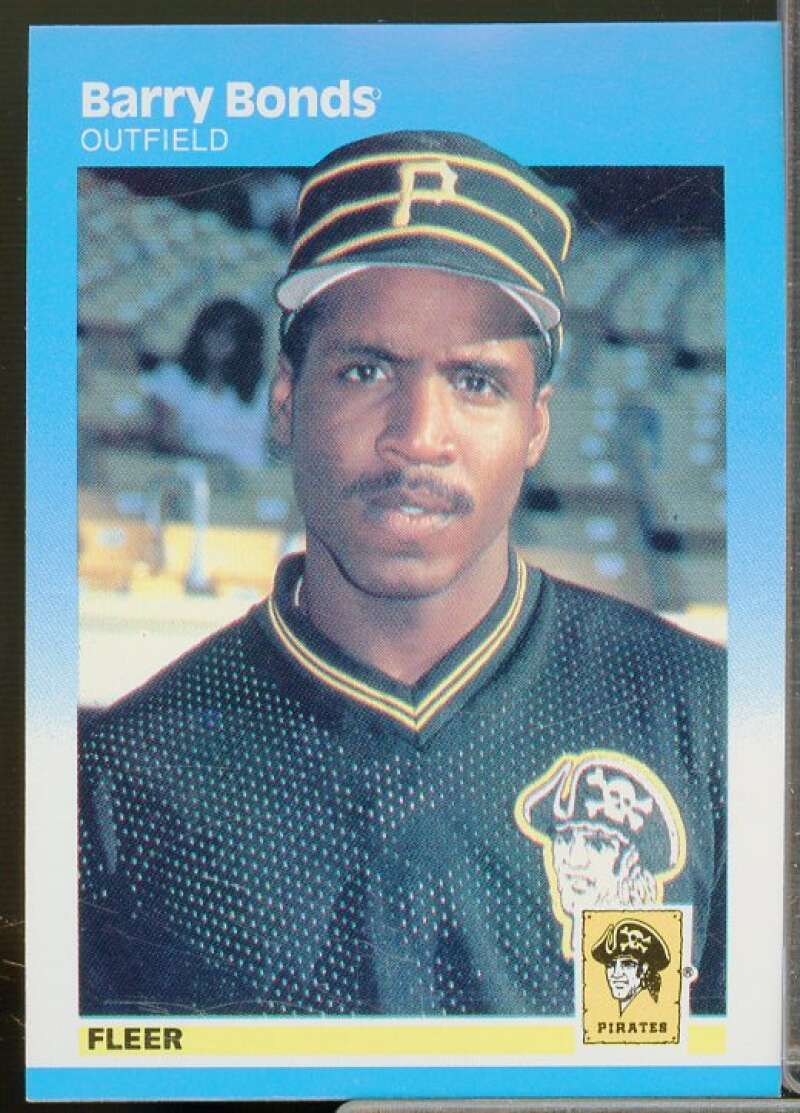 Barry Bonds Rookie Card 1987 Fleer #604  Image 1