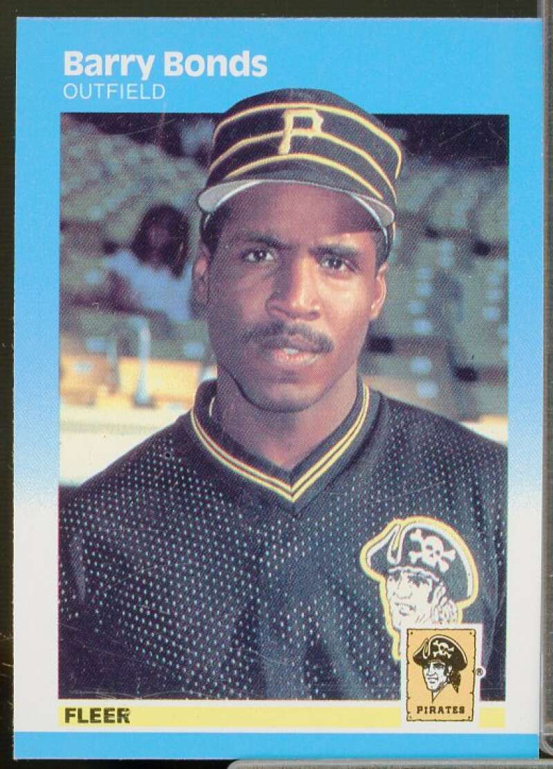 Barry Bonds Rookie Card 1987 Fleer #604  Image 1