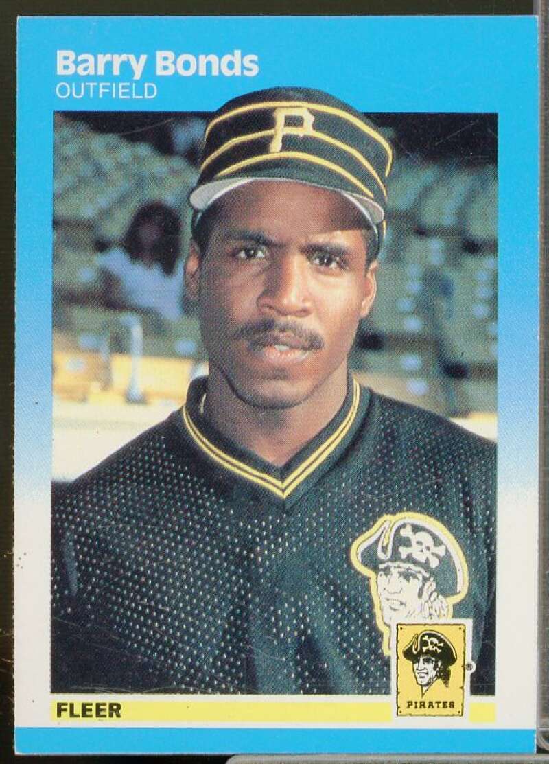 Barry Bonds Rookie Card 1987 Fleer #604  Image 1