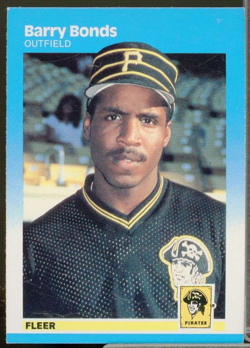 Barry Bonds Rookie Card 1987 Fleer #604  Image 1